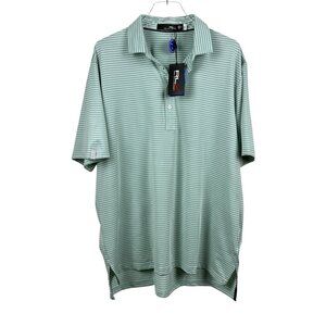 Ralph Lauren RLX Striped Golf Polo Shirt Men's Size XL NWT MSRP $95